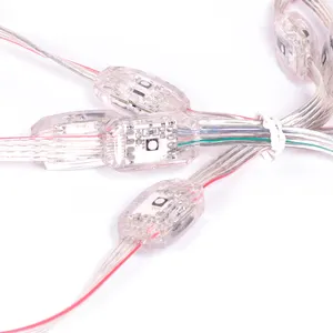 15mm 12 v ucs1903 3D ססגוני RGB led פיקסל כדור DMX שליטה מלא צבע led דיגיטלי וילון אור