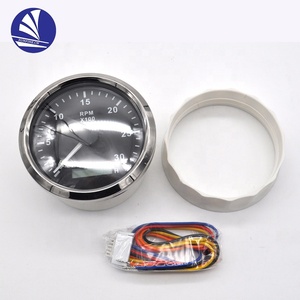 Tacómetro de 85mm para barco, coche, camión, medidor de <span class=keywords><strong>Tacho</strong></span>, LCD, reloj de arena, 12V/24V, 8000RPM - Product Image 2