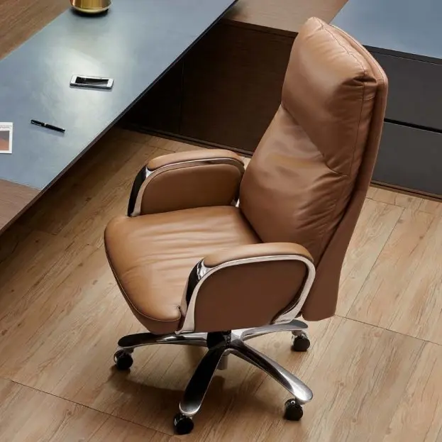 Direttore capo Manager comoda sedia da ufficio ergonomica sedia da ufficio direzionale in pelle