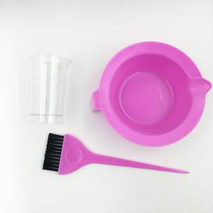 3 PK Hot màu hồng màu nhuộm tóc vẻ đẹp Kit Set với Tint bát, nhuộm bàn chải và đo cup - Product Image 3