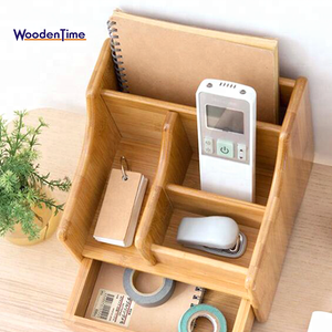 grano de café de té lápiz Caddy libro organizador estante Rack de bambú/caja de almacenamiento/escritorio organizador - Product Image 2