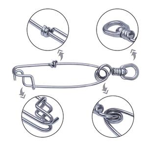 Paslanmaz çelik Floatline Tuna klipler aka <span class=keywords><strong>Longline</strong></span> balıkçılık şube askıları fırdöndüler ile sazan balıkçılık aksesuarları - Product Image 3