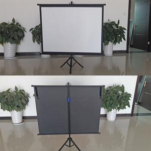 Drop Down Mini Portable Small <strong>Projector</strong> <strong>Screen</strong> Office Meeting Room Floor <strong>Stand</strong> Drop Down Tripod Projection <strong>Screen</strong> - Product Image 5