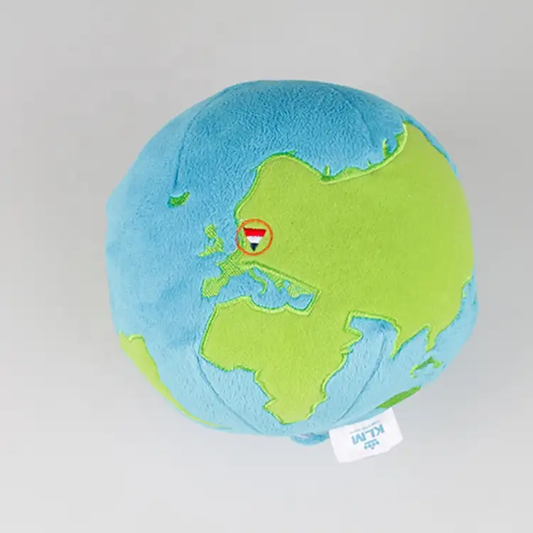 ยัดไส้การศึกษาเครื่องบินเปลี่ยนโลกโลกโลกดาวเคราะห์ของเล่นตุ๊กตา