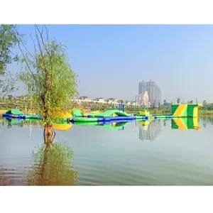 Erwachsene im freien wasser spiele schwimm Aufblasbare Wasserpark Spielen Ausrüstung Meer wasser park spielzeug für verkauf