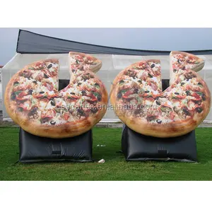 栩栩如生的高热量巨型充气食品披萨模型广告