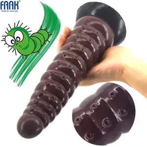 FAAK-G121 Woman Vagina Rotating G Spot Huge Plug Anal Long Suction Realistic Skin Dildo Silicone Sex Toy For Women Anal