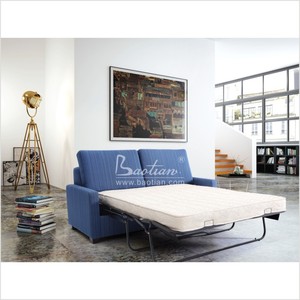 Divano <span class=keywords><strong>Letto</strong></span> in Pelle per Arredamento Domestico, Pieghevole, per Progetti Alberghieri - Product Image 1