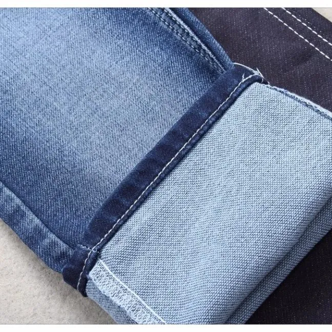 2023ตุรกีออกแบบราคาถูกหินล้างผ้าฝ้ายผ้ายีนส์สำหรับกางเกงยีนส์กระโปรง