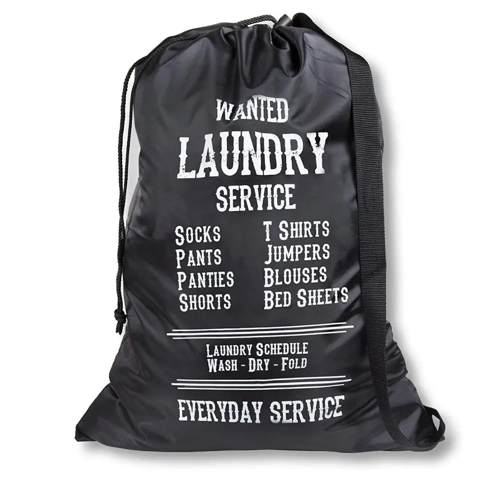 Wholesale Eco-friendly Customized Promotional laundry bag non woven hotel laundry bag with logo