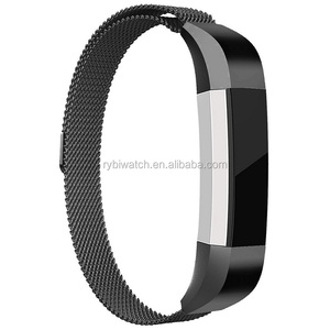 Bandes pour <span class=keywords><strong>Fitbit</strong></span> <span class=keywords><strong>Alta</strong></span> <span class=keywords><strong>HR</strong></span> et <span class=keywords><strong>Alta</strong></span> De Remplacement En Acier Inoxydable En Métal Petit Grand <span class=keywords><strong>bracelet</strong></span> Argent Noir Arc-En-Ciel - Product Image 5