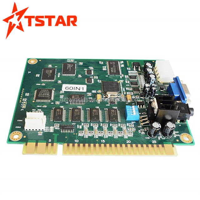 60 in 1 Jamma Game Board--Arcade Mutli Game Board-game Machine Accessories Spare Parts