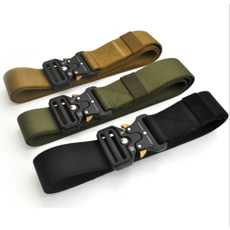 Tactical Belt 100% Nylon with Alloy Buckle Fast Release Design