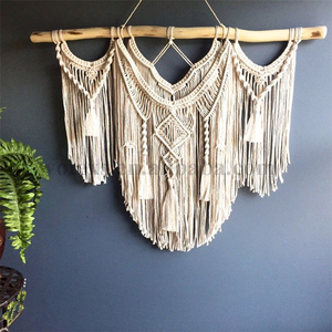 HW058 Fashionable Design Large Macrame Decor Macrame <strong>Wall</strong> <strong>Hanging</strong> Woven <strong>Hanging</strong> <strong>Wall</strong> Tapestry Weaving <strong>Boho</strong> <strong>Wall</strong> <strong>Hanging</strong> - Product Image 1