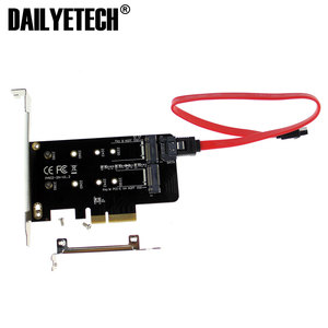 2 ranura para tarjeta de adaptador M clave M.2 NGFF SSD PCI-E X4 adaptador B clave M.2 NGFF SSD SATA de DAILYETECH - Product Image 4