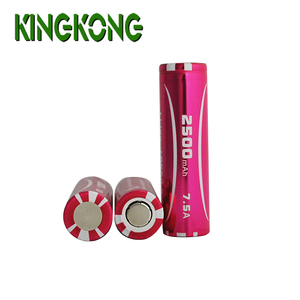Batería de iones de litio de diseño único, colorida, INR18650, 2500mah, 3C, 7.5A, ICR <span class=keywords><strong>18650</strong></span>