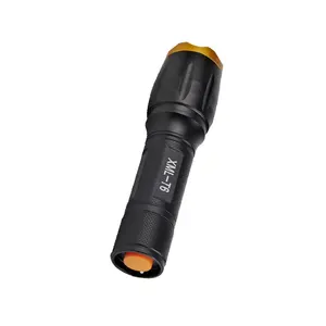 1000 lumen recarregável 18650 Lanterna Zoomable led lanterna de Acampamento Ao Ar Livre multifunções Lâmpada escurecimento luz lanterna À Prova D' Água