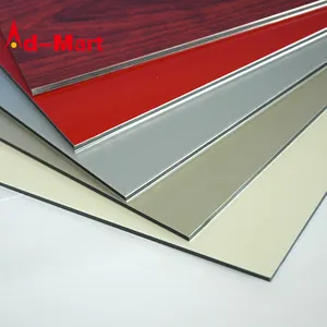 3 Mm Panel Bond peso de madera de revestimiento de patrón de grano textura de paneles de aluminio compuesto