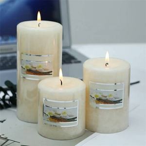 Vela de cera de parafina de pilar de colores para fabricación de fábrica, precio barato - Product Image 5