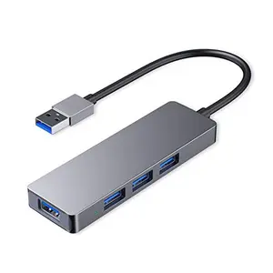 Liga de alumínio 4 * Hub 3.0 Portas USB Para Disco Rígido Huawei Companheiro livro laptop