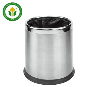 Various Styles Hotel <strong>Bedroom</strong> Stainless Steel Hotel Rubbish <strong>Bin</strong> Medical 304 Steel Waste <strong>Bin</strong> - HIPAA Lid Lock &amp; 10L Capacity - Product Image 1