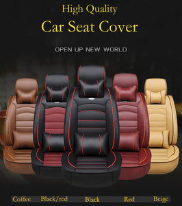 Housses de siège de <span class=keywords><strong>voiture</strong></span> en cuir PU, ensemble complet, 3D, de haute qualité, à la mode, quatre saisons, 2020 - Product Image 6