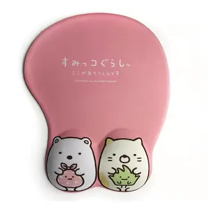 Japan 3D Mouse Pad Ergonomic Soft Silicon 젤 애니메이션 Mouse pad 와 손목 Support 학생 마우스 Mat