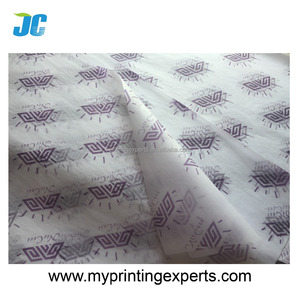 17gsm 28gsm 33gsm papel de tejido blanco con logotipo morado - Product Image 6