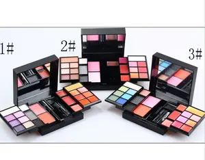 Kits de maquillage avec fard à paupières 23 couleurs, fard à lèvres et Blush, 5 pièces, livraison directe de l'usine