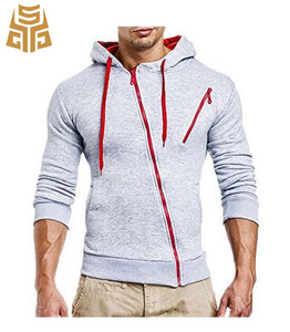 De <span class=keywords><strong>dos</strong></span> cremalleras <span class=keywords><strong>gimnasio</strong></span> Sudadera con capucha Cool Zip Sudadera con capucha para los hombres - Product Image 2