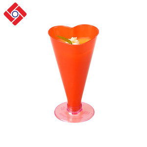 Disposable cheap pink Colour stem wine glass Fashion Cup frigid sipping cups gelatin - Product Image 1