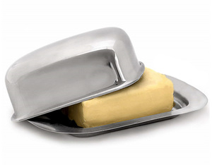 Plato pequeño de acero inoxidable con tapa, recipiente para Tartas, pulido de espejo, acabado mate, gran oferta europea - Product Image 6