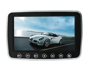 Monitor de tela de saída hd de 7 polegadas, para vídeo de carro e tv com dvd player de carro