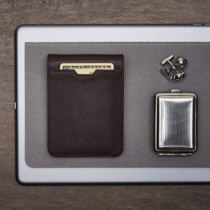 Portefeuille Bifold Portefeuille avec Protection RFID pour Cartes et Espèces (Marron) - Product Image 6