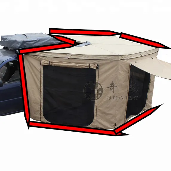 Vos Wing Luifel Auto Tent Outdoor Camping Gebruikt Tenten