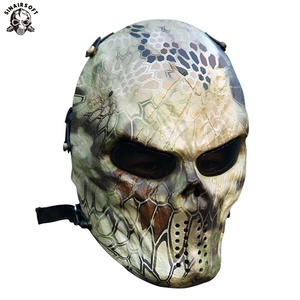 SINAIRSOFT Typhoon Kamuflaj Avcılık Maskeleri Askeri CS Wargame Paintball Airsoft Kafatası Tam Yüz Maskesi - Product Image 1
