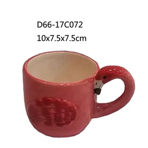 Mano única <span class=keywords><strong>pintura</strong></span> <span class=keywords><strong>de</strong></span> cerámica decorativa Flamingo taza <span class=keywords><strong>para</strong></span> la decoración casera - Product Image 2