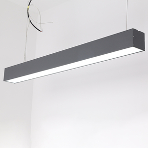 Último producto de China casa comercial Led decorativo colgante de madera moderno de Luz lineal modernas lámparas Led - Product Image 2