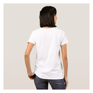 Cuello redondo manga corta <span class=keywords><strong>Mujer</strong></span> <span class=keywords><strong>Camiseta</strong></span> básica en blanco T camisa de ventas - Product Image 4