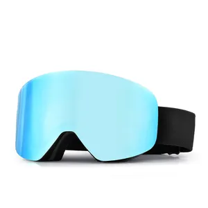 Kayak gözlükleri özel snowboard gözlüğü manyetik lens anti sis OEM toptan kar gözlüğü gözlük