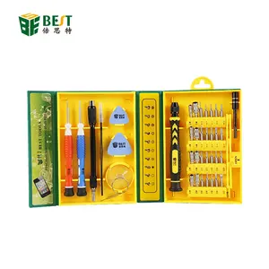 BST-8921 38 in 1 Flexible Cr-V Steel Magnetic Precision Screwdriver Sets For iPhone Tablet Camera Cell Phone Repair Tools Kit