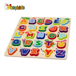 Top Vendita Educativi Abc di <span class=keywords><strong>Legno</strong></span> Lettera Animale di <span class=keywords><strong>Puzzle</strong></span> per I Bambini W14B113 - Product Image 4