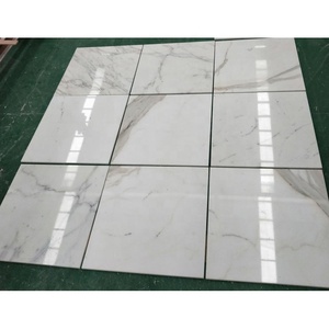 Spedizione gratuita piastrelle di marmo Calacatta bianco di lusso italiano lucidato popolare muro - Product Image 4