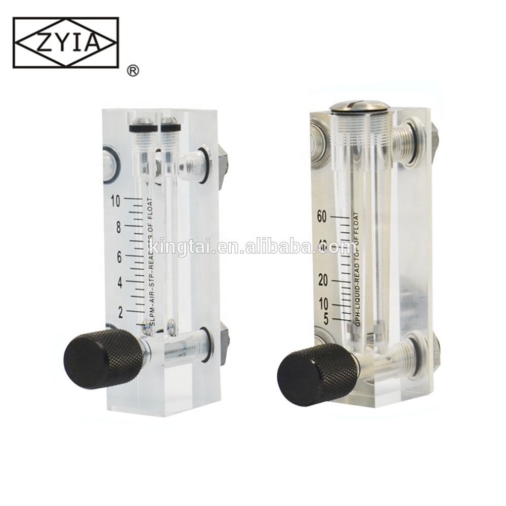 LZM-6T Brass Fitting Panel Mounted Nitrogen Air Flow Meter