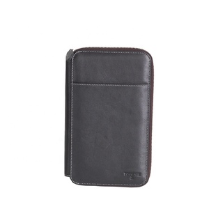 Personalizzazione del marchio RFID intorno al <span class=keywords><strong>portafoglio</strong></span> funzionale da <span class=keywords><strong>uomo</strong></span> da viaggio in vera pelle - Product Image 1