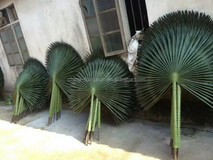 LS17030901foshan fabricant en gros haute imité jardin décoratif artificielle faux décoratif date palm laisser - Product Image 4