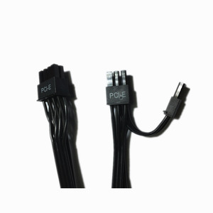 Molex 5557 8-pin Nam để tăng gấp đôi 6 + 2-pin GPU Adapter Cáp PVC cách điện chia điện cho máy tính - Product Image 3