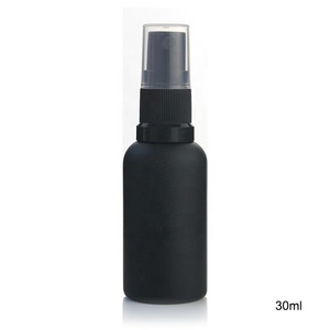 Chai xịt nước hoa thủy tinh đen mờ 5ml 10ml 15ml 20ml <span class=keywords><strong>30ml</strong></span> 50ml 100ml có nắp xịt phun sương, chai xịt tinh dầu thủy tinh - Product Image 4