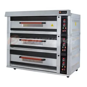 Southstar Brand Commercial High Performance Gas Oven with 3 Decks 9 trays