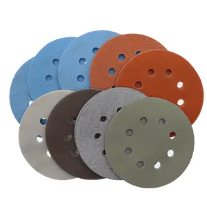 5 Inch 8-Holes Superfijne Film Schuurschijf Zacht Waterdicht Schuurpapier 600 Om Grutten Te 5000 Voor Nat/Droog Autolak Schuren